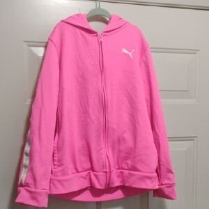 Puma Kids Bright Pink Zip-Up Jacket